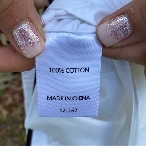 🤍 Sussan - White, Off-shoulder cotton blouse AUS 8 - Picture 4 of 4